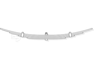 Dodge Pickup; 1994-02 - Rear Leaf Spring Helpers (575 lbs capacity)