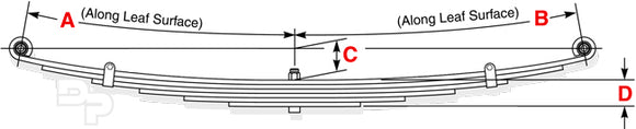Ford Pickup / 1973-79 - Front / 1977-79 Heavy Duty Taper Leaf Spring (2,750 lbs capacity)